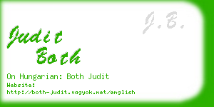 judit both business card